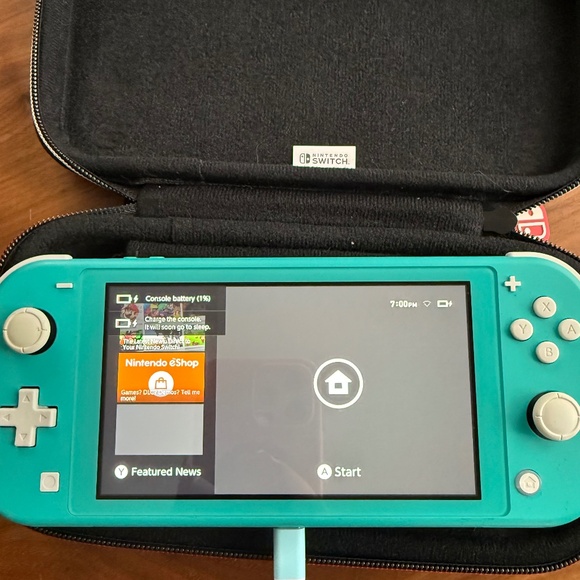 Nintendo Switch Lite (turquoise) - Picture 3 of 12
